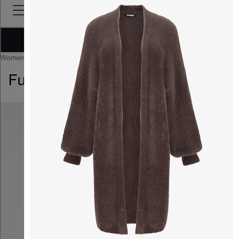 (BRAND NEW W/TAG) Express Fuzzy Cardigan